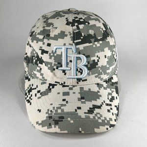 Tampa Bay Rays MLB Pixel Camouflage Adjustable Baseball Hat Cap Gomatchup